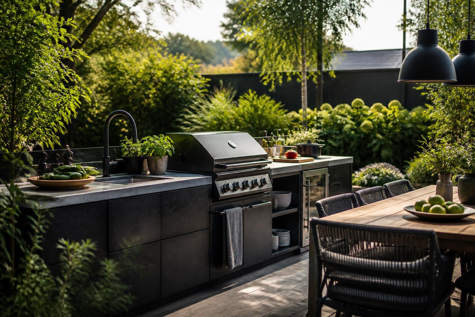 Kochen im Grünen: Wie eine Außenküche den Garten verwandelt
