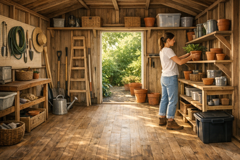 Platz für Neues: Alte Gartenlauben effizient entrümpeln