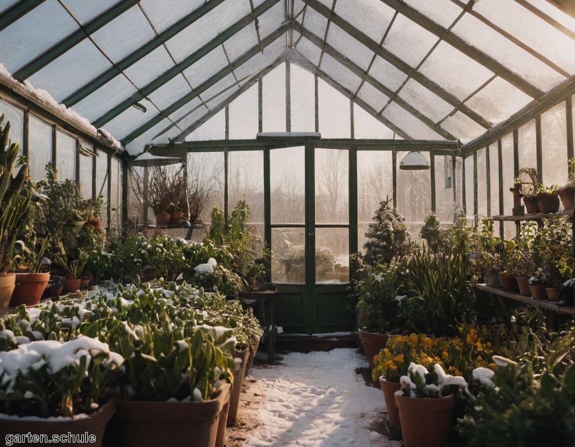 Gewächshaus heizen » So klappt es auch in den kalten Monaten